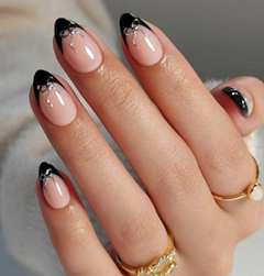 Black Gold Luxe Tips - VitaNails